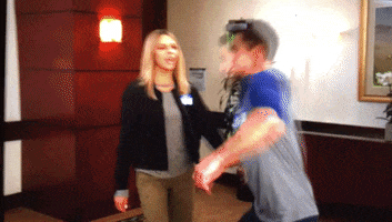 dance trump power sunny attack GIF