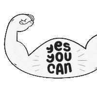You Can Do It Sticker by Protein Dragon