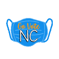 Register To Vote North Carolina Sticker by #GoVote