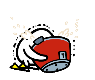 Eating Sticker