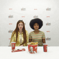 fried chicken wow GIF by KFC Italy