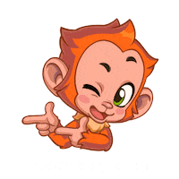 Monkey Cooking Sticker by MYTONA