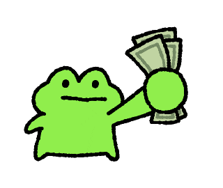 Money Drawing Sticker