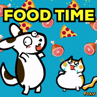 Time Eating GIF by Poku Meow