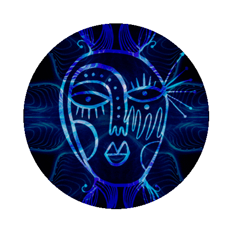 woomoonibiza moon kinetic woomoon woomoonibiza Sticker