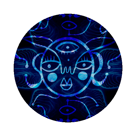 woomoonibiza moon kinetic woomoon woomoonibiza Sticker