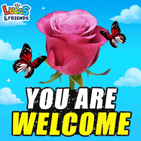 Welcome Home Thank You GIF by Lucas and Friends by RV AppStudios