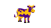 Purplecow Sticker by Williams College
