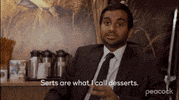 Parks And Recreation Dessert GIF by PeacockTV