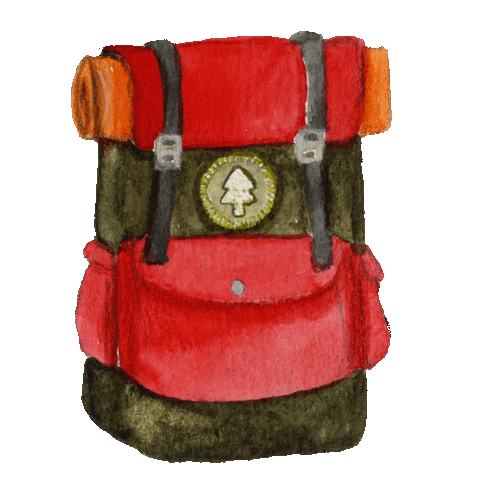 Holiday Camping Sticker