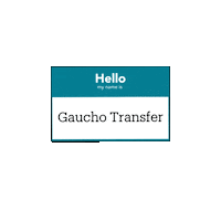 Transfer Gaucho Sticker by UC Santa Barbara