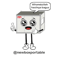 Booth Locket Sticker by Marunda Container