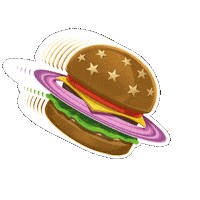 Burger Snack Sticker by Wind Sun Sky Entertainment
