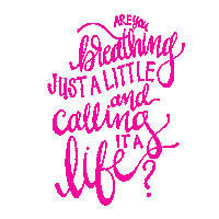 Breathe Mary Oliver Sticker