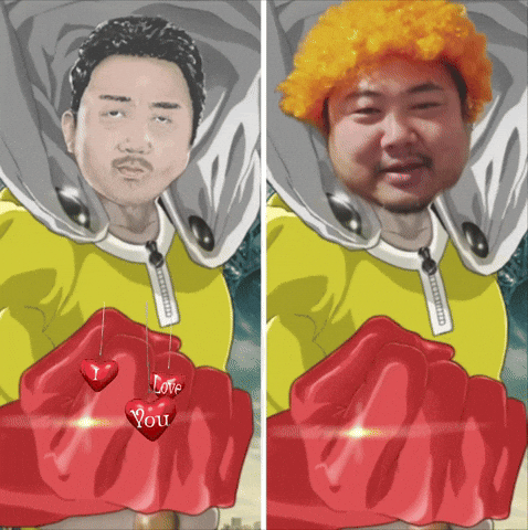 One Punch Man Asian Dad GIF