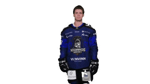 Happy Ice Hockey Sticker by Nidaros Hockey