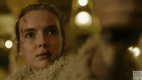 jodie comer villanelle GIF by BBC America