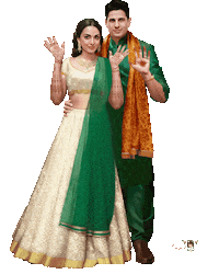 SwingingTales mehendi mehendi ceremony couple mehendi bride mehendi Sticker