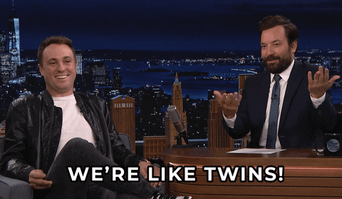 Twins Twinning GIF by The Tonight Show Starring Jimmy Fallon