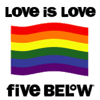 Gay Pride Love Sticker by Five Below