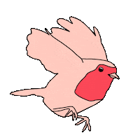 Bird Flying Sticker by Waltermedia