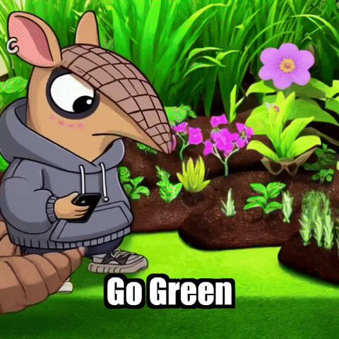 Armadillo Go Green GIF by Chillo Dillo