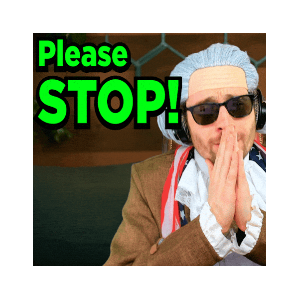 Please Stop Sticker