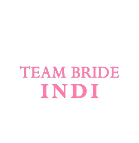 HouseofIndi giphyupload fashion week bridal bride to be Sticker