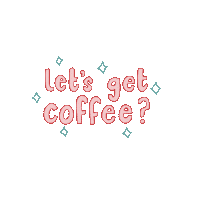 savannasteffens coffee sparkle vegan cafe Sticker
