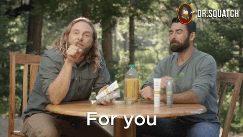This Is For You GIF by DrSquatchSoapCo