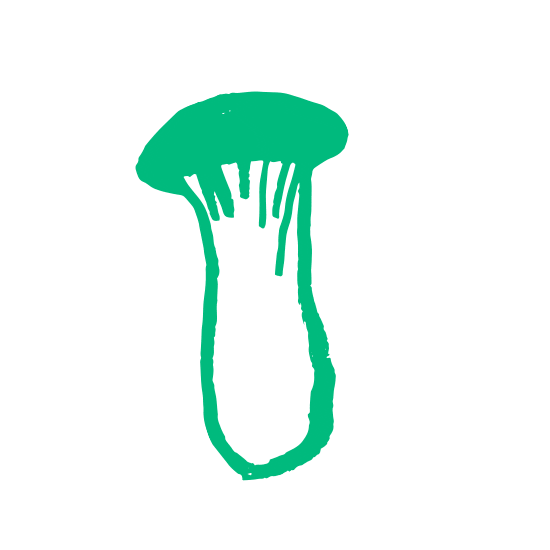 vegan mushroom Sticker by Junzi Kitchen