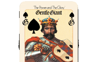 GentleGiantBand music rock power crown Sticker