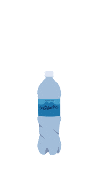 Water Bottle Sticker by Água da Montanha