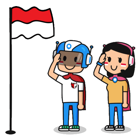 Independence Day Indonesia Sticker by Qlue Smart City