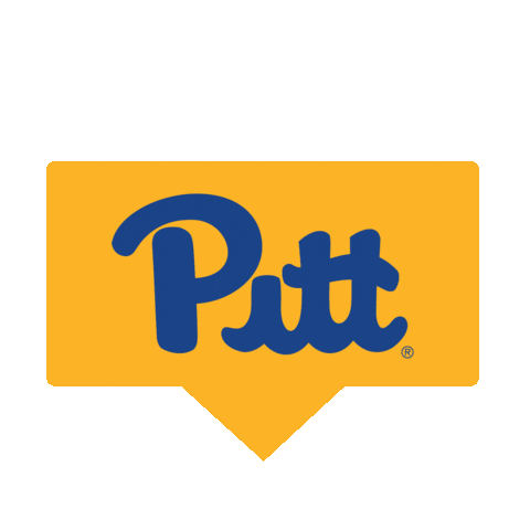 University Of Pittsburgh Love Sticker by Pitt Panthers