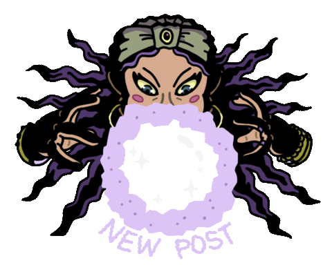 post mystery Sticker