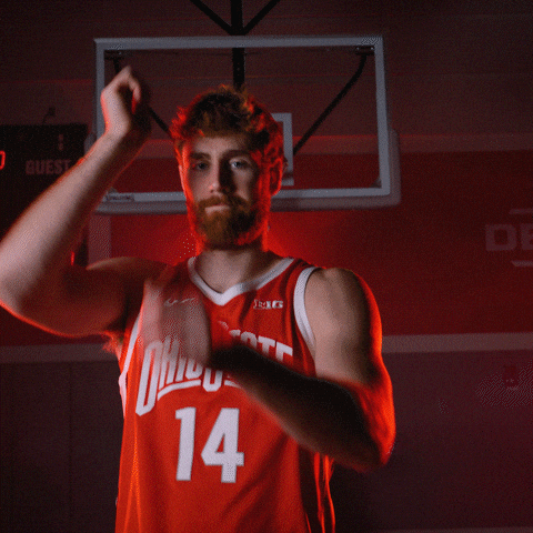 Basketball Noel GIF by Ohio State Athletics
