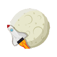 lift off space Sticker by UNTAPPED