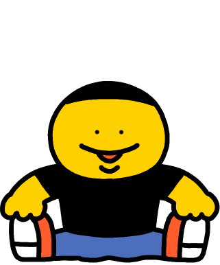 Happy Character Sticker