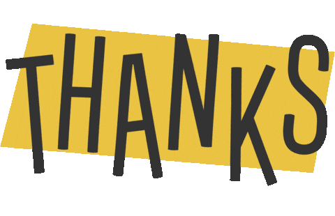 Thanks Sticker