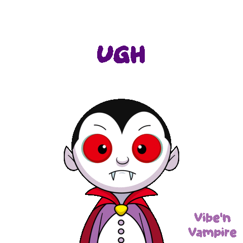 Halloween Ugh Sticker by VeeFriends