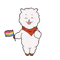 Happy Cartoon Sticker