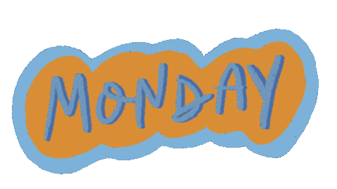 Weekend Monday Sticker