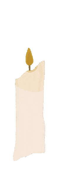 Halloween Candle Sticker