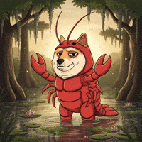 Wading Shiba Inu GIF by Doge Pound