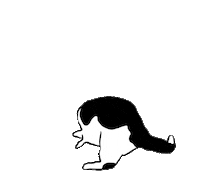 wonderyash happy cat cats paw Sticker