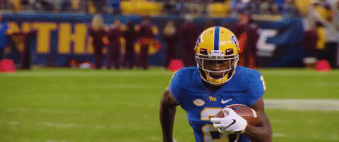 College Football Running GIF by Pitt Panthers