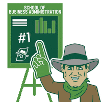 Soba Hatters Sticker by Stetson University