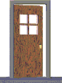 Open Door Sticker