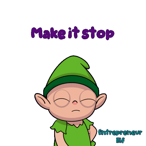 Marketing Please Stop Sticker by VeeFriends